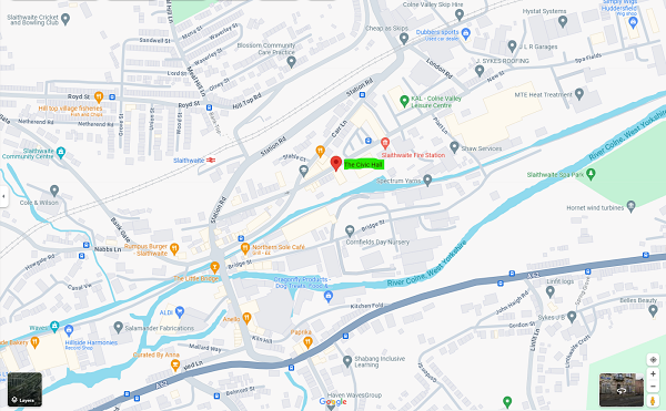 Slaithwaite Map